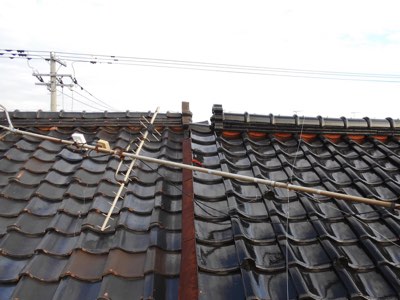 強風によるアンテナ倒壊被害